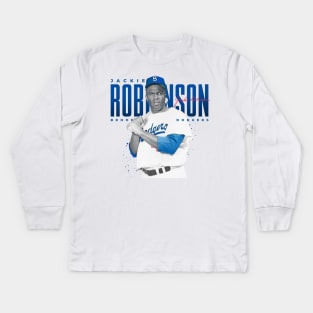 Jackie Robinson Kids Long Sleeve T-Shirt